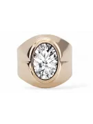 Zircon Original Vintage 14K Rose Gold Ring Vintage style vrc296r